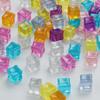 DIY Luminous Resin Crystal Ice Cube Castle Jewelry Accessories - 18mm