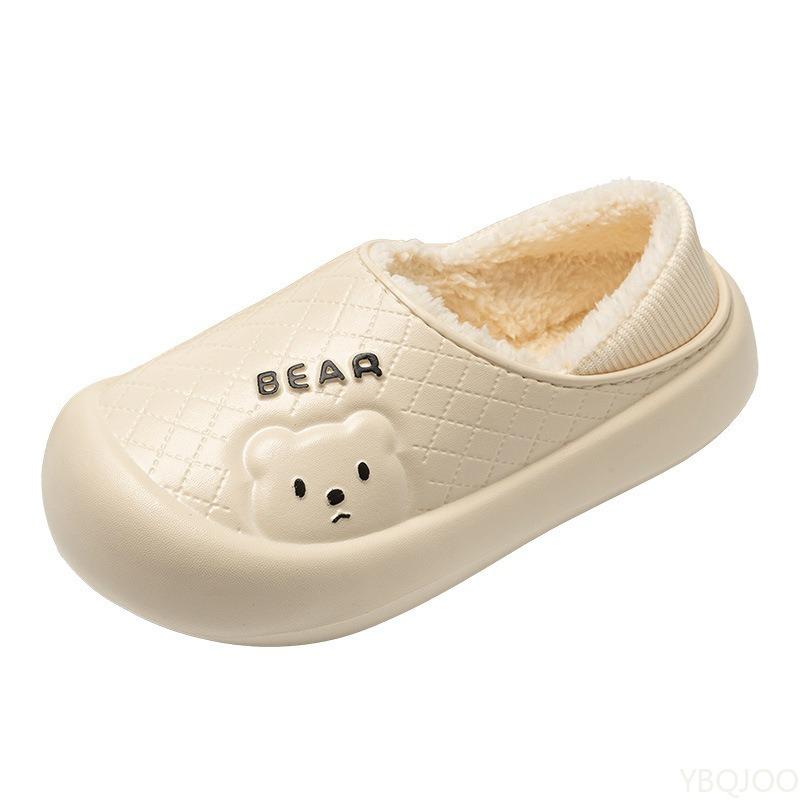 Fashion Women's winter new indoor sliding cotton shoes cute cartoon warm home shoes multifunctional fashionable daily cotton shoes