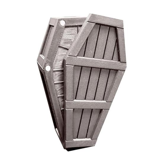 Halloween Countdown Casket Decoration 13 Days of Spooky Minis Gothic Halloween Advent Calendar Ornament with Miniature Figurines Holiday Party Gifts