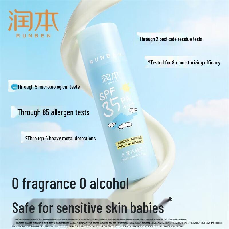 RUNBEN Kids Gentle Sunscreen Lotion SPF35