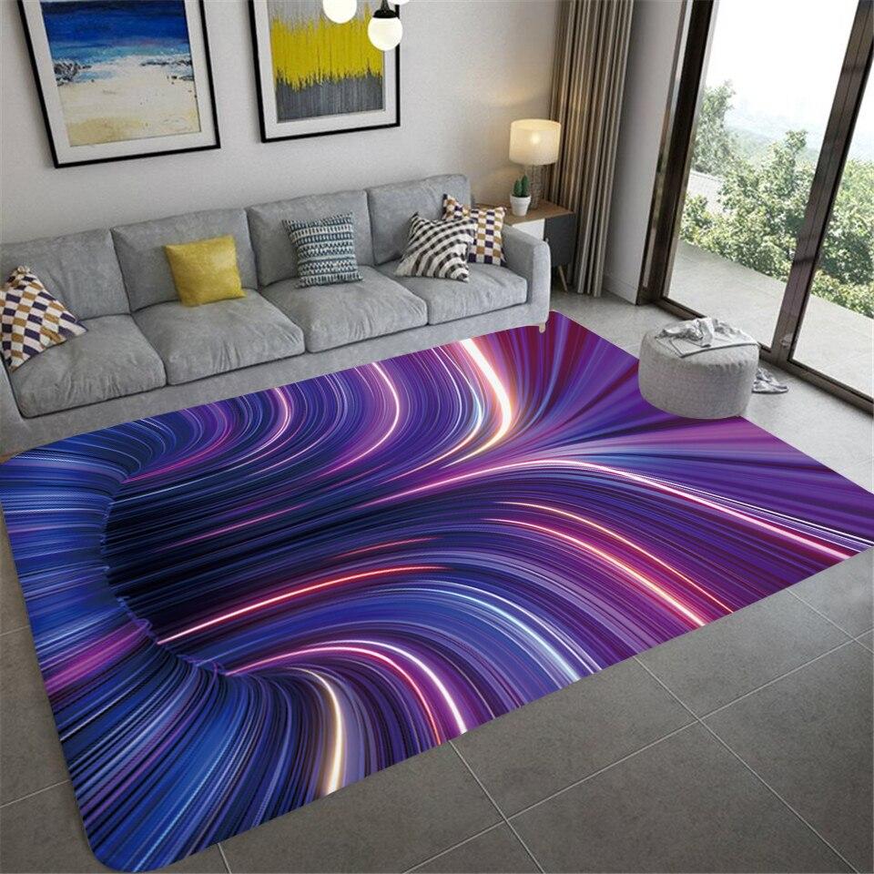 Fashion Marble Pattern Living Room Rug Irregular Room Decoration Striped Abstract Carpet Children Crawling Play Floor Mat Kitchen Rug