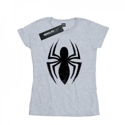 Womens/Ladies Spider-Man Ultimate Spider Logo Cotton T-Shirt