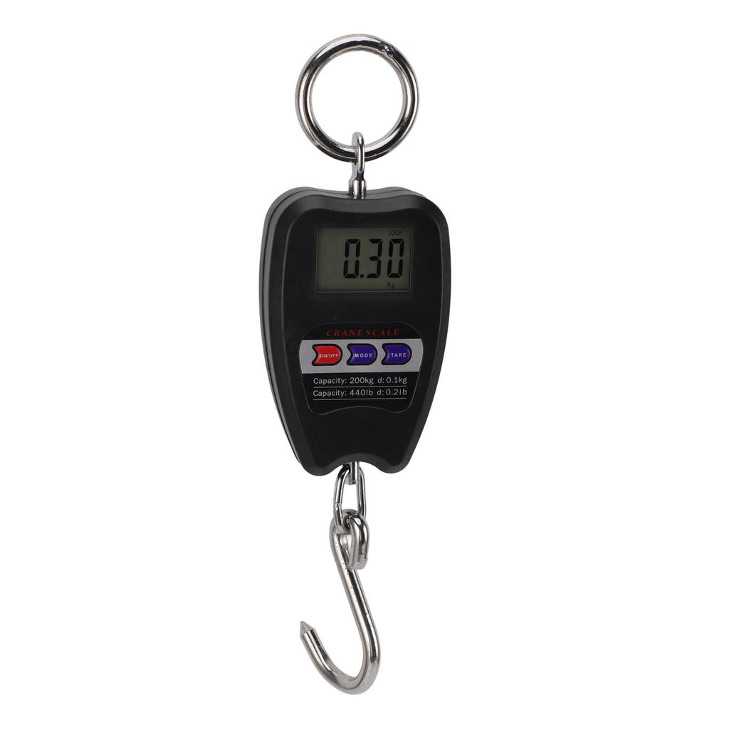 Portable Electronic Scale High Accuracy Digital Hanging Scale 200kg Weight Capacity Crane Scale for Food Luggage