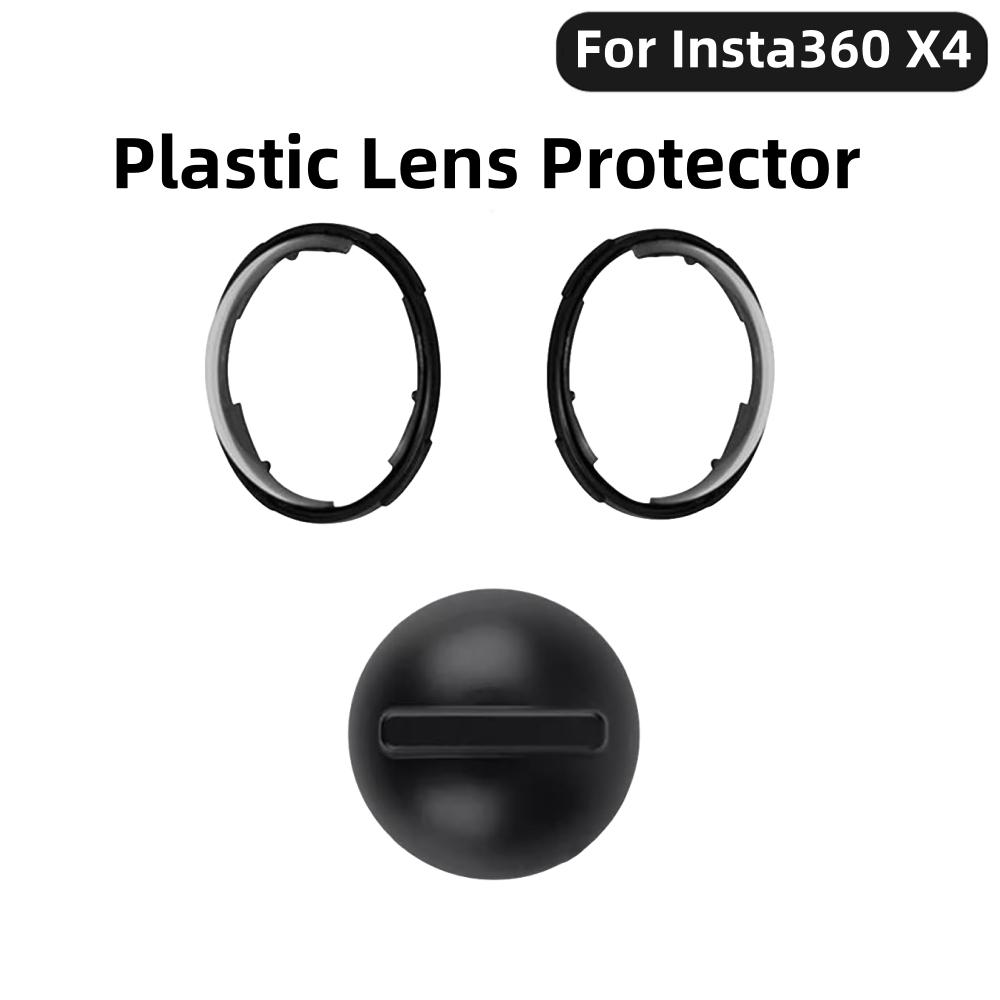 Pentru Insta360 X4 Protecție lentilă duală Protector de ecran Capac de lentilă detașabil rotativ Protejează ecran Sticlă temperată Cameră de acțiune HD