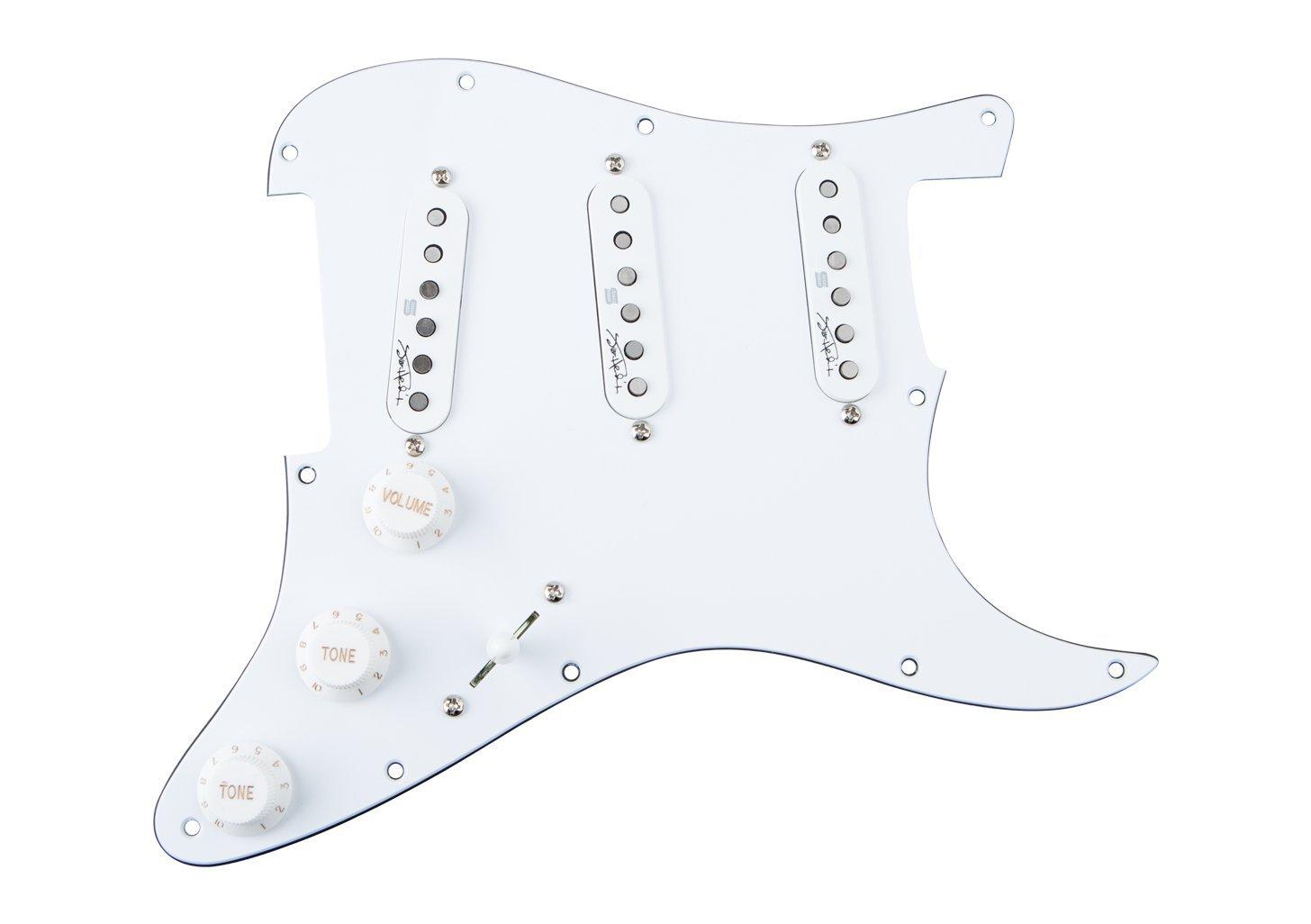 

Seymour Duncan Jimi Hendrix Signature Strat Set LOADED PICKGUARD STANDARD STYLE pickup set with pickguard - Pre-wieded [item] білий