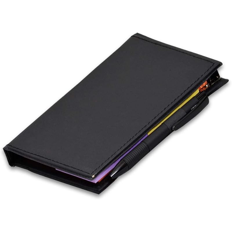 

COI Notepad Memo Holder Desk Organizer Diary with Colorful Sticky Notes Home Office Gift Set with Pen (Neon Pink) 190100 розовый