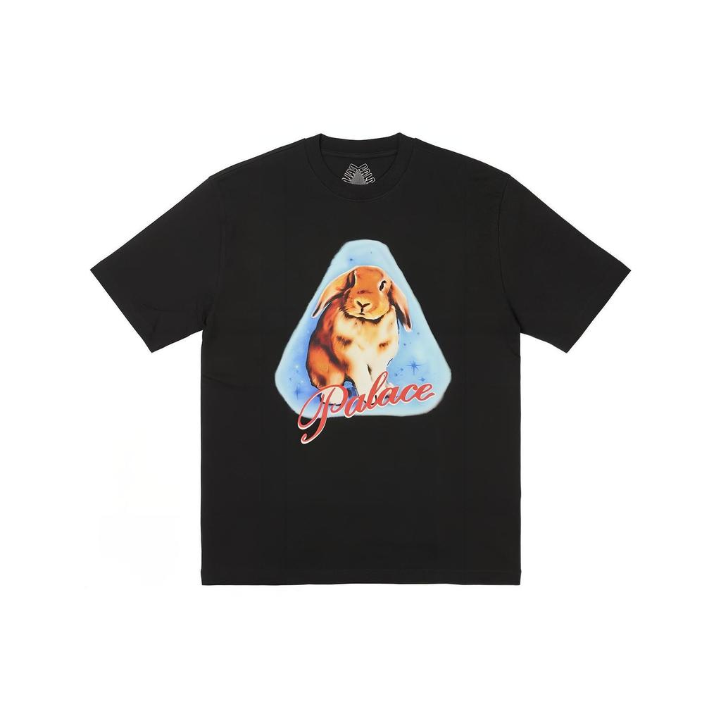 Palace Bunny T-Shirt Black Unisex Tops P26TS009