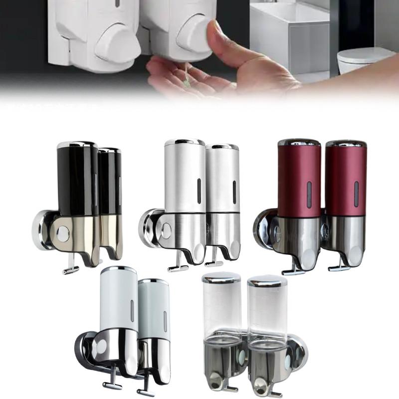 Elegantes ABS Seifenspender für Einzel- und Doppelsitz mit manuellem Drücker für gewerbliche Badezimmer