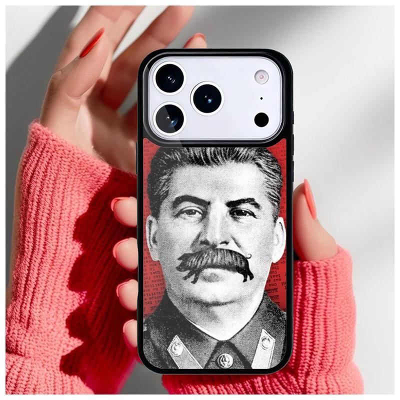 Stalin Soviet Union Phone Case for iPhone 17 Air 16e 15 14 13 Pro Max Back Cover for 12 11 Pro Coque