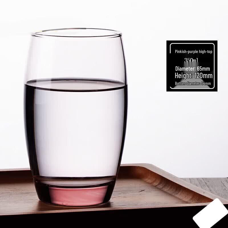 Heat-Resistant Transparent Glass Tumbler