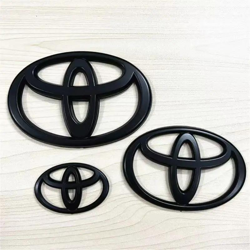 1Pc Front Head Grill Hood Bonnet Emblem Rear Tail Bumper Trunk Badge ABS Car Logo 3D For Toyota Car Series Corolla Camry RAV4
