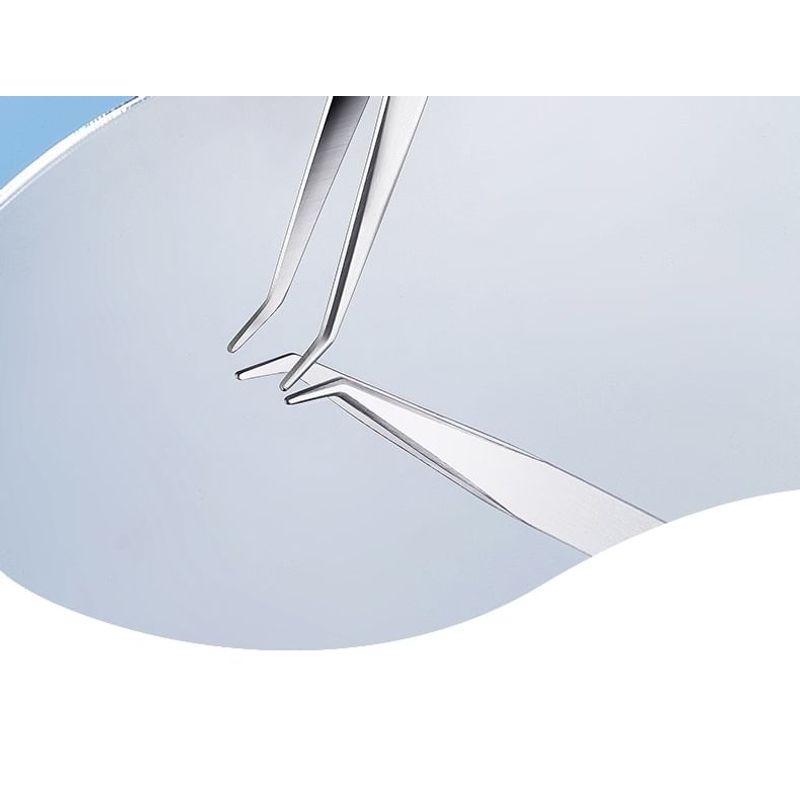 Puremantis - Stainless Steel False Eyelashes Tweezers