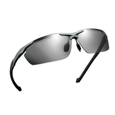 Lunettes de soleil polarisées de sport, polarisées, jour et nuit, ultra légères, UV400, changeantes, UV [Glazata], verres, utilisation, métal, protection,