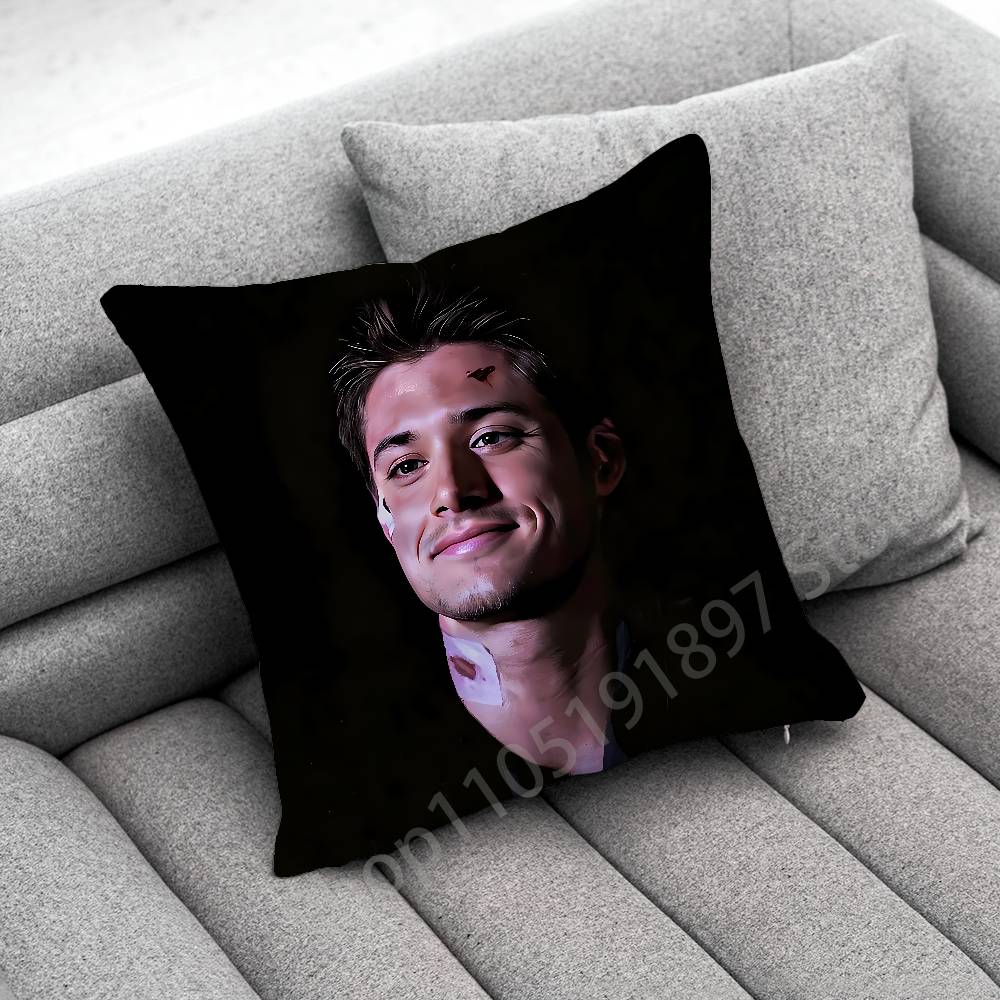 D-Dean Winchester J-Jensen Ackles S-Supernatural Throw Pillow Case For 55X55Cm 30Cm 50Cm 45Cm 40Cm Square Chair Pillowcase Case