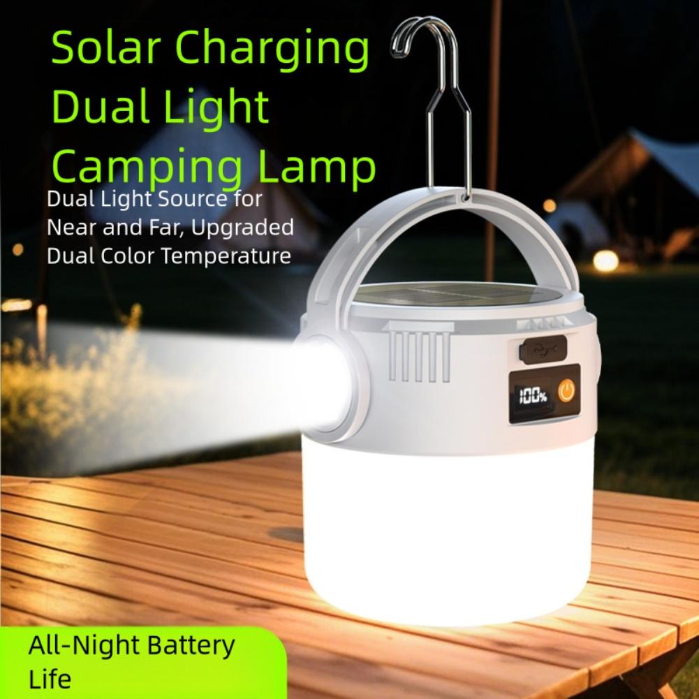 Compact Design Rechargeable Portable Light Solar Camping Light