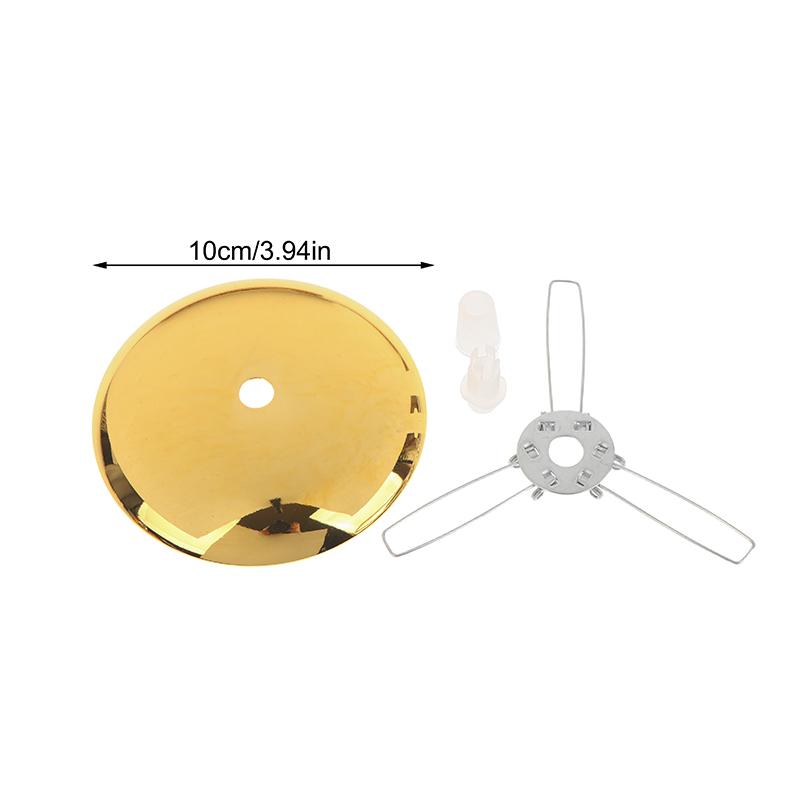 1 Set Flying Saucer Arc Cover Tray Pendant Lamp Ceiling Lamp Accessories Three Forks Fixing Spring + Tension Head