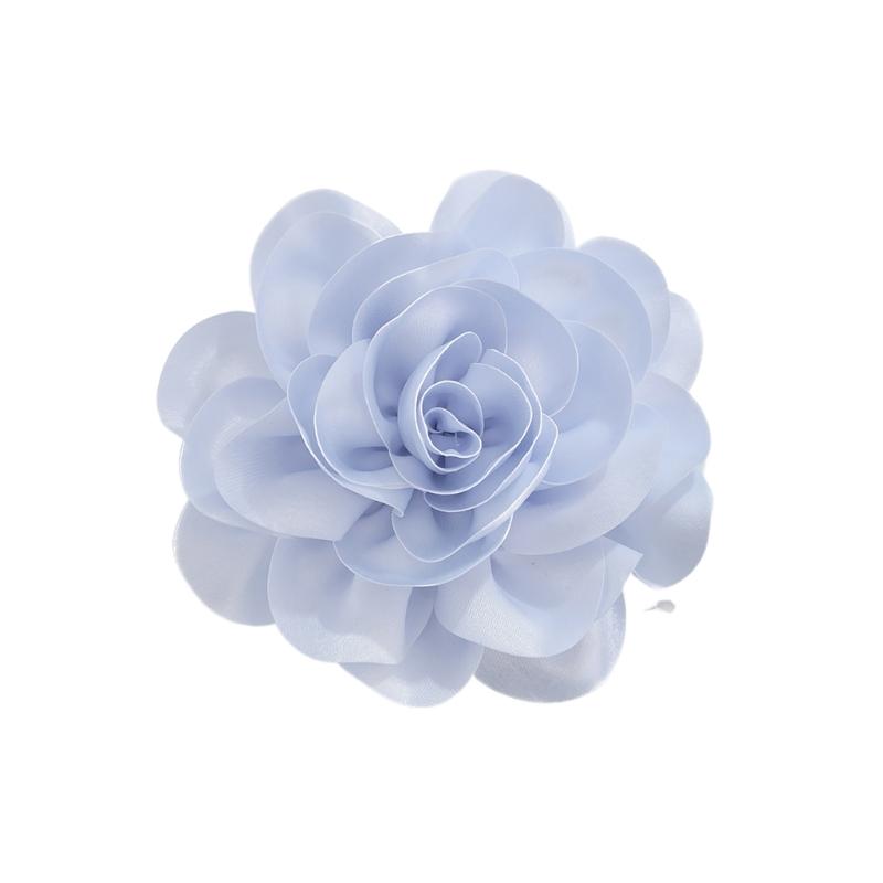 Stilvolle und praktische Stoffblumenbrosche Auffälliger Anstecker mit großer Blume Zarte Stoffblumenbrosche Nadel Accessoire