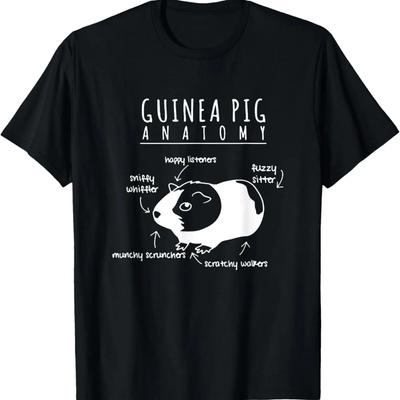The Anatomy Of A Guinea Pig T-Shirt Shirt