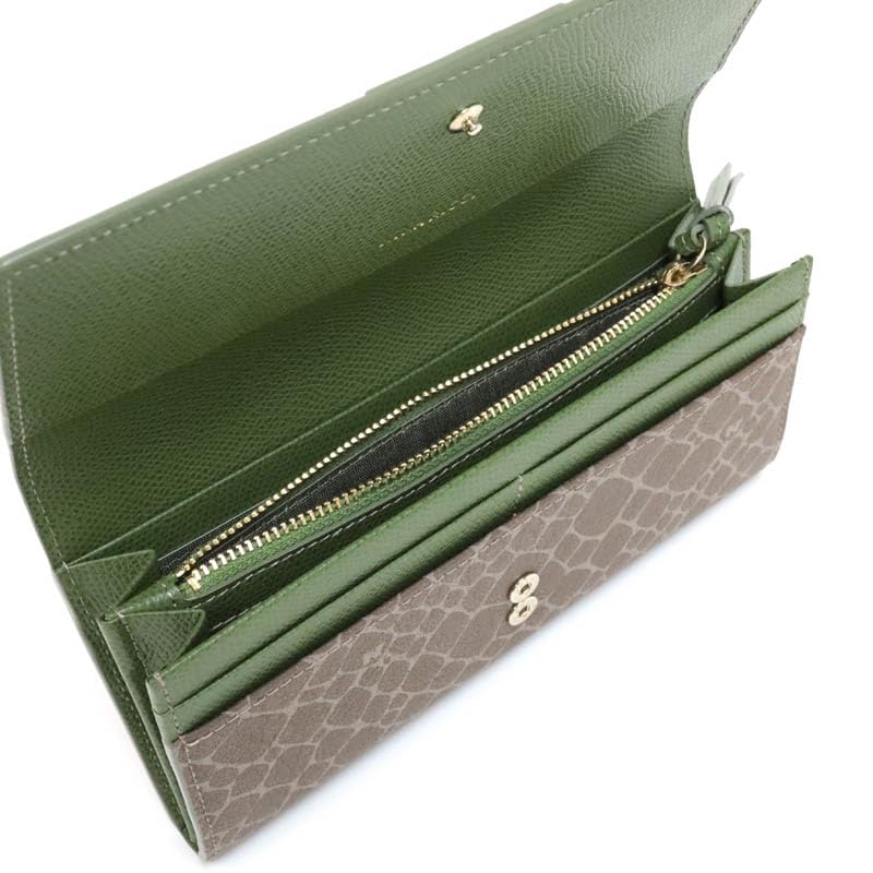 Long Grain Nouveau Purse Khaki wallet, 85-8019,