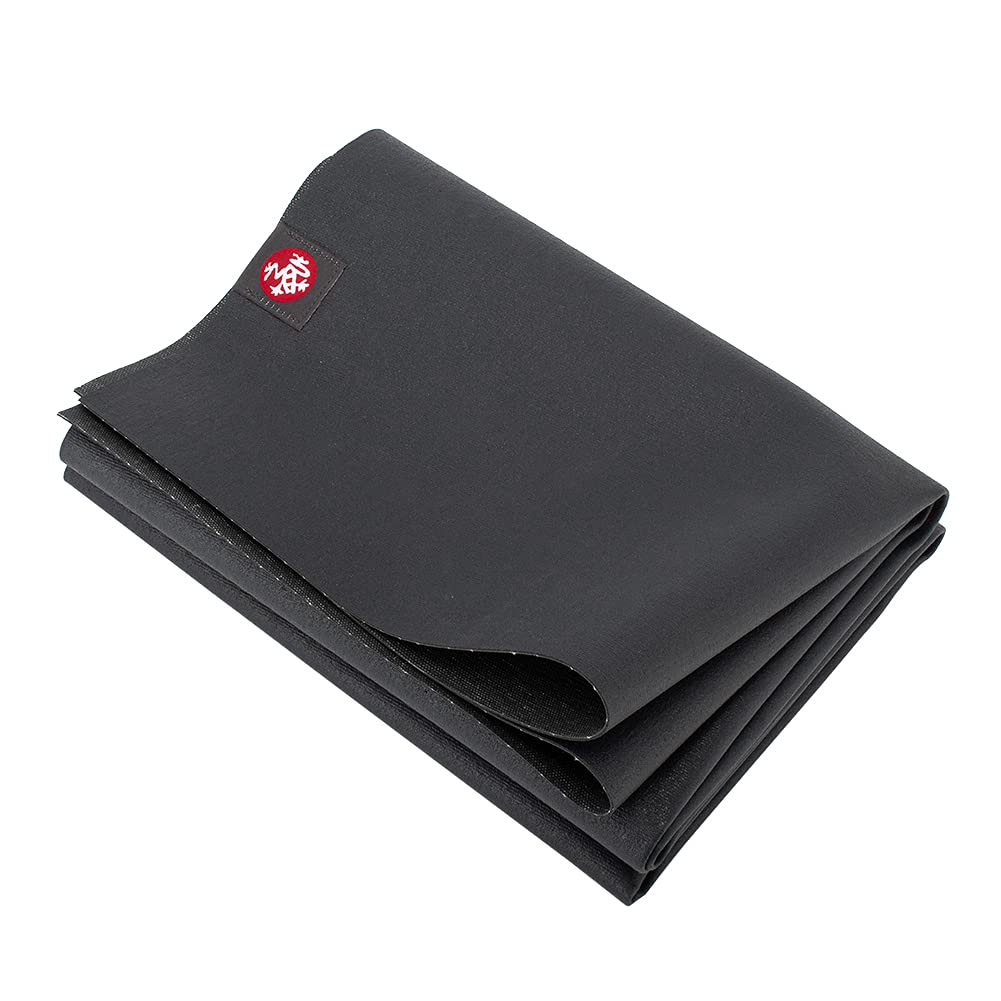 Manduka eKO Super Lite Travel Mat, 1.5mm, Charcoal, 136011077, Lightweight Yoga Mat for Pilates and Hot Yoga [Parallel Import]