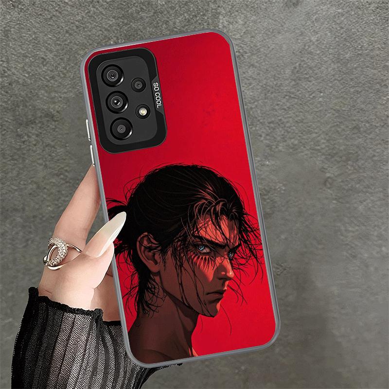 A-Attack On T-Titan Eren Yeager Shockproof Phone Case for Samsung A17 A16 A15 A14 A37 A57 A36 A56 A26 A35 A55 A25 A34 A54 A24 A1