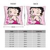 Anime B-Betty Boops Pillowcase Double-Sided Printing Polyester Cushion Cover Decor Pillow Case Cover Chair Square 18''