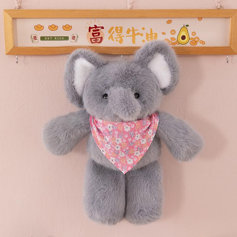 New Running Series Bear Three-flower Cat Doll Will Run Baby Elephant Doll Bear Plush Toy Birthday Gift