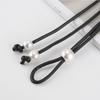 Simple Pearl Pu Rope Belt Women'S Decorative Sweater Dress Knotted Body Waist Chain Women