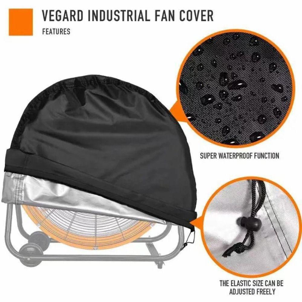 Oxford Cloth Fan Dust Cover Waterproof Fan Protective Case Multi-functional Fan Cover Outdoor