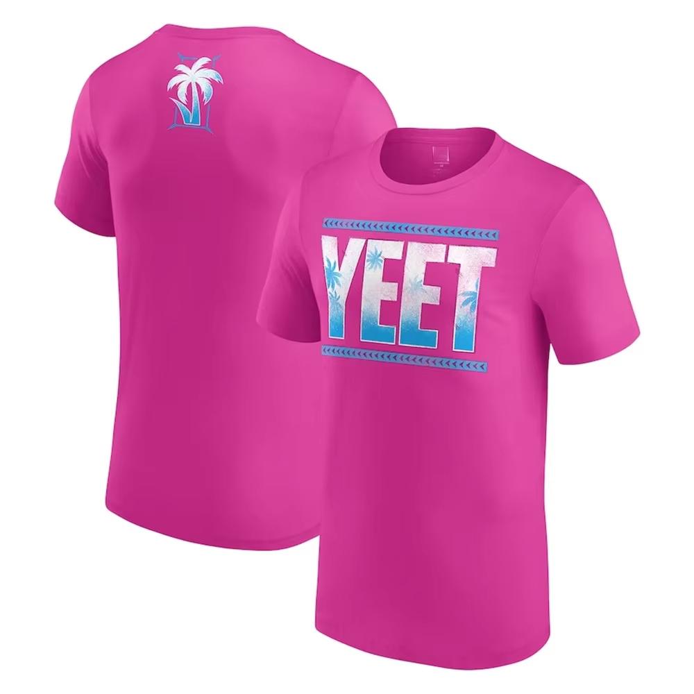 Jey Uso Yeet Wrestling Sports T-Shirt Men Hot Sale New Summer Women Short Sleeve Tops Shirts