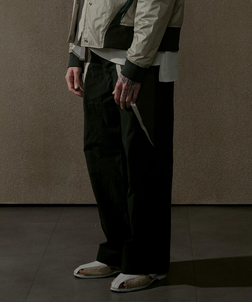 Bileiji Shooting Star Incision Pants_Blue Green