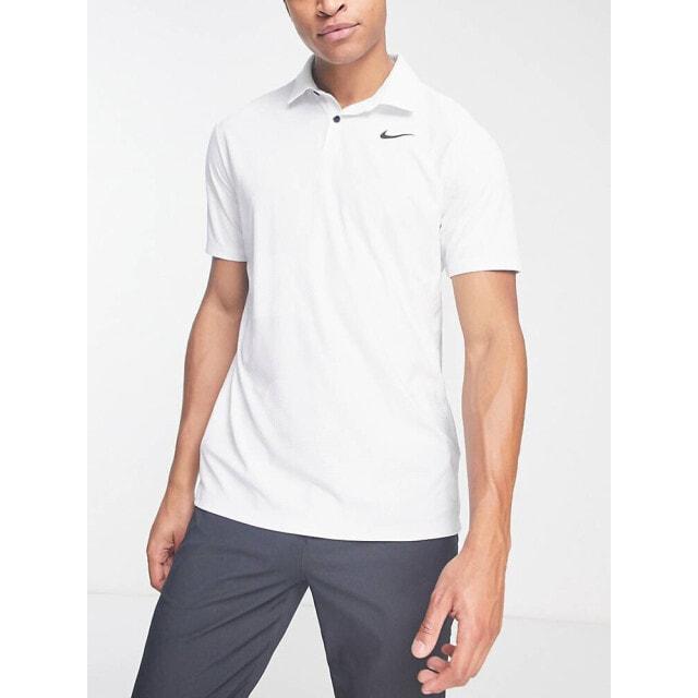 

Белая короткая рубашка-поло с камуфляжным принтом Nike Golf Tour
