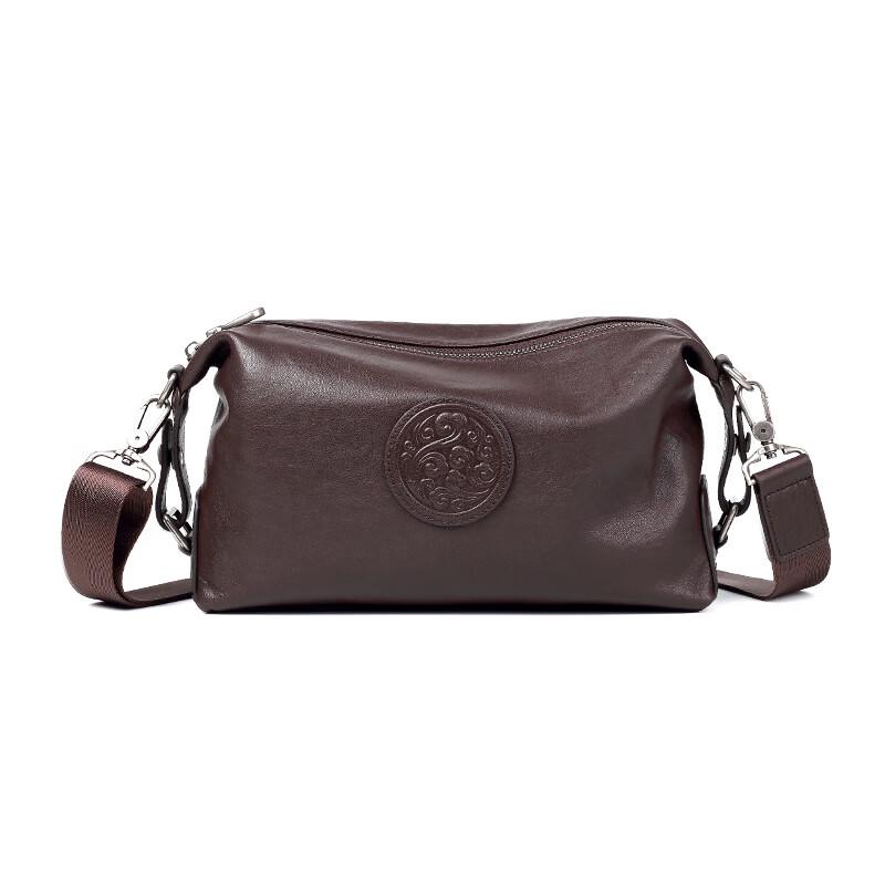 SCHWARZETIENNE Men's Genuine Leather Shoulder Crossbody Bag