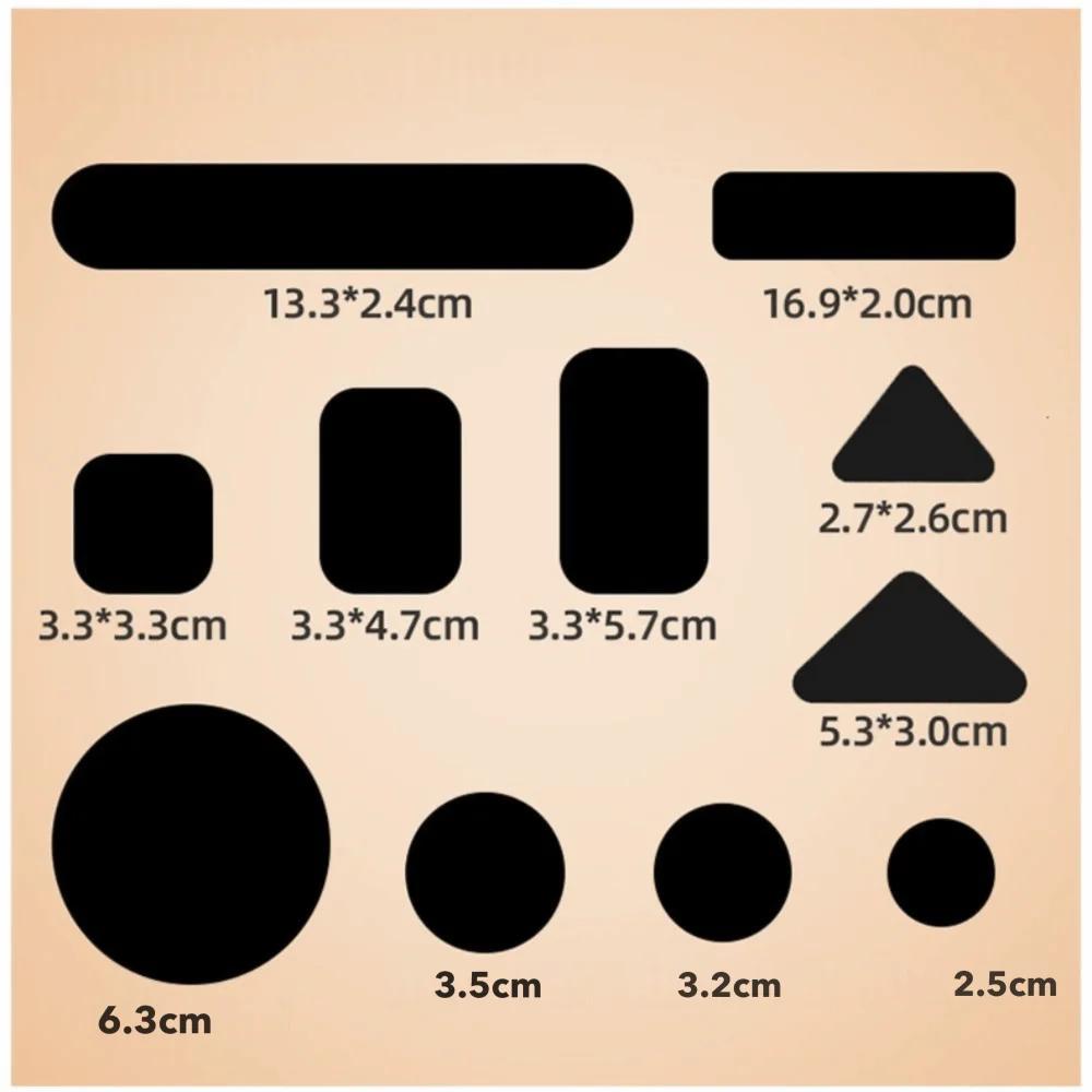 Apparel Applique Self Adhesive Black Patches Thermal Transfer DIY Craft Jacket Repair Washable Waterproof Patch