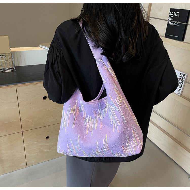 Women's Large Capacity Retro Frosted Shoulder Bag, 2023 Autumn/Winter Collection – Versatile Mother-Child Bucket Style