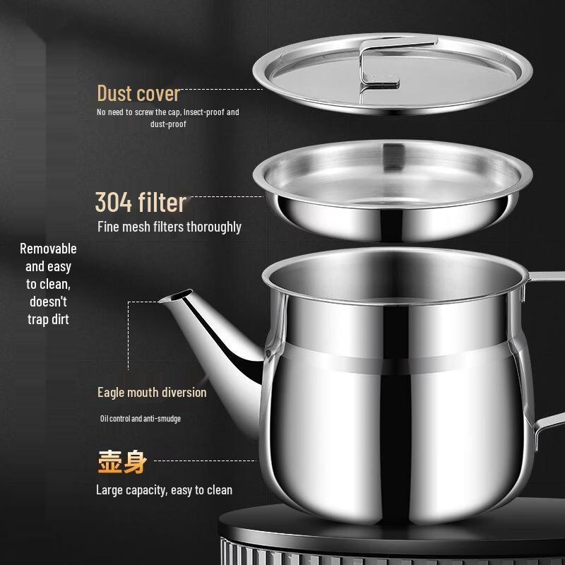 Stainless Steel Oil Filter Pot