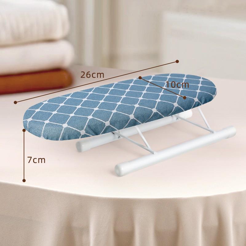 Compact Foldable Sleeve and Collar Ironing Board with Storage