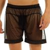 Sexy Men's See-Through Mesh Loose Shorts Lounge Underwear Cover Up Boxer Trunks Underpants