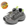 Boys Running Shoes 2026 Kids Chunky Sneakers With Rotating Buckle Breathable Mesh Upper