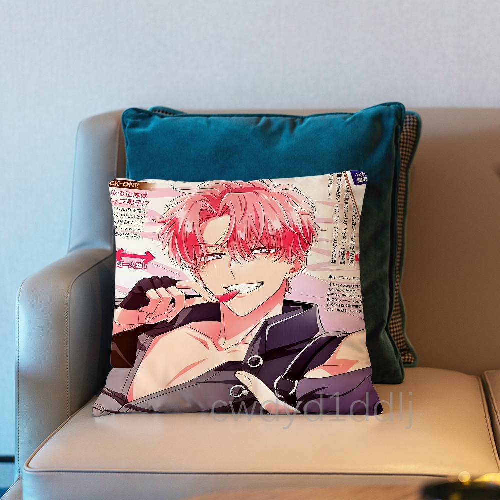 T-Tamon Kun Anime Pillow Case Cover Square Sofa With For Pattern Comfortable Cushion Suitable Of Room