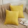 Pillow Cover Does Not Contain Core, Double-sided Chenille Edge Solid Color Pillow, Office Sofa Back Pillow, Bedside Cushion Cover