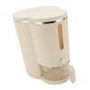 Rice Dispenser Press Out Food Grade Plastic Sealed Airtight Storage Container Househod Kitchen Supplies