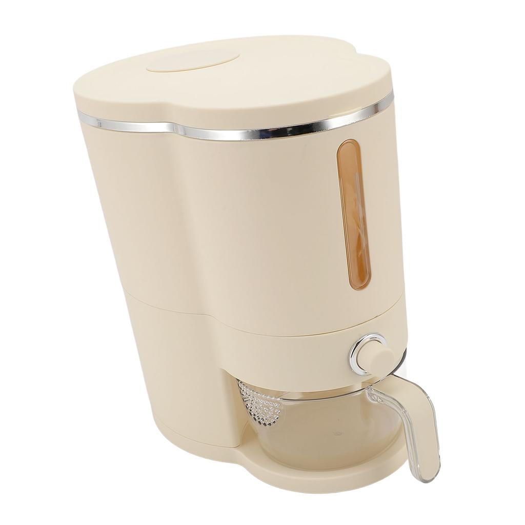 Rice Dispenser Press Out Food Grade Plastic Sealed Airtight Storage Container Househod Kitchen Supplies