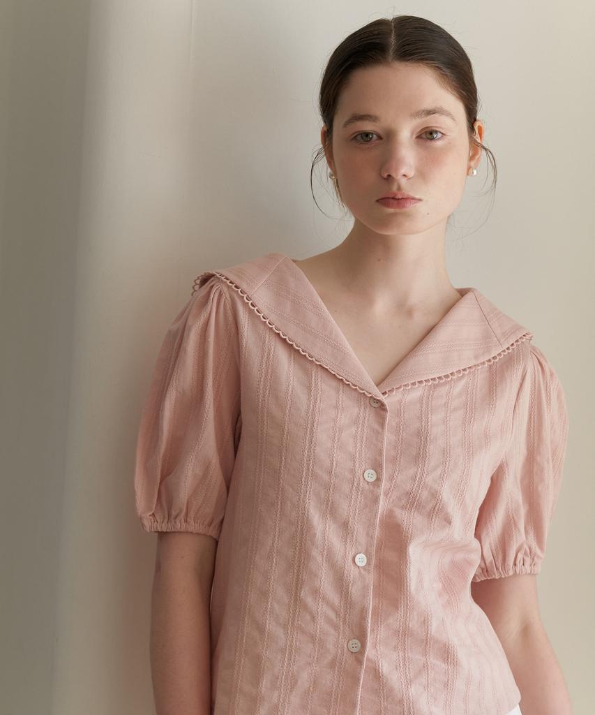 YUPPE Moon Lace Shirt_Pink