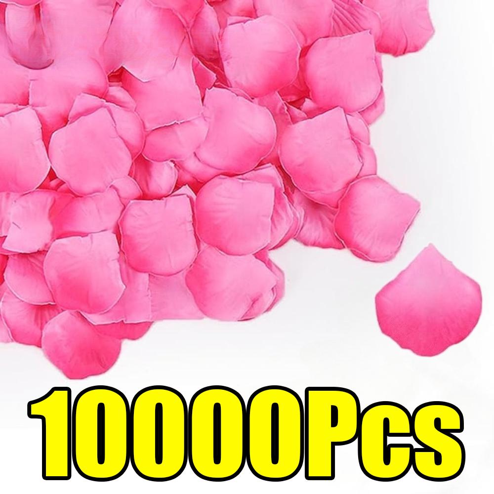 100-10000 Stück Simulation Rosenblätter Bunt Künstliche Falsche Rosenblätter Für Valentinstag Hochzeit Party Romantische Dekoration