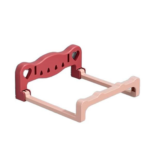 Punch-Free Wall-Mounted Basin Rack: Space-Saving Bathroom Storage Shelf