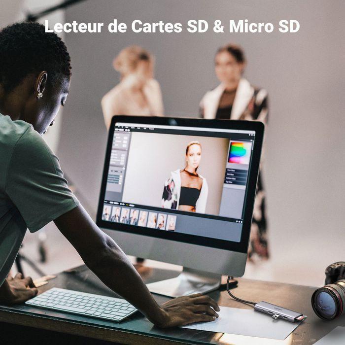 Multifunction USB-C Adapter - UGREEN - with PD - Grey