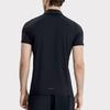 New FILA Fitness Polo Shirt Men's Pitch Black A11M321117FBK