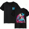 Lionel Messi #10 Inter Miami "MiaMessi" Double-Sided Print T-Shirt, Unisex Soccer Fan Streetwear Tee, 100% Cotton Casual Football Top
