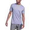 adidas T Shirts Men's Purple Crew Neck Moderate Straight Fit HZ7277
